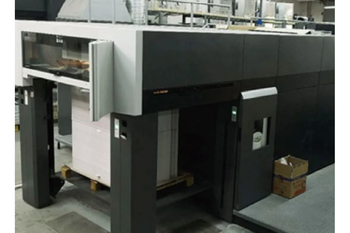 Production equipment in a workshop.